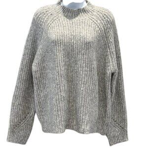 For the Republic Gray Knit‎ Sweater | Pullover Crew Neck Women’s Size Large